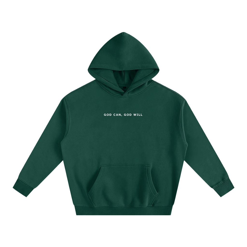 God can, God will | Oversize Fleeced Hoodie