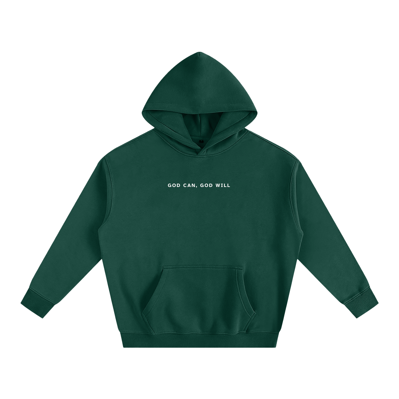 God can, God will | Oversize Fleeced Hoodie