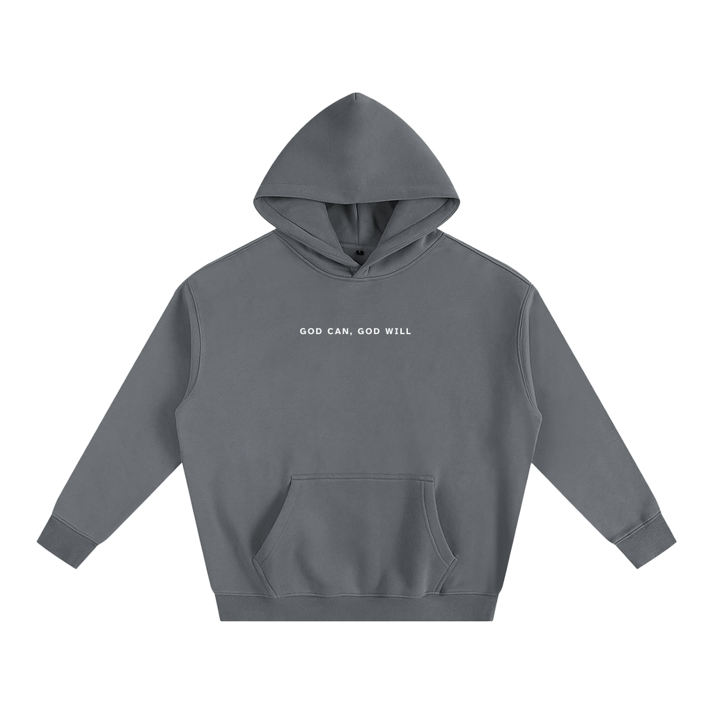 God can, God will | Oversize Fleeced Hoodie