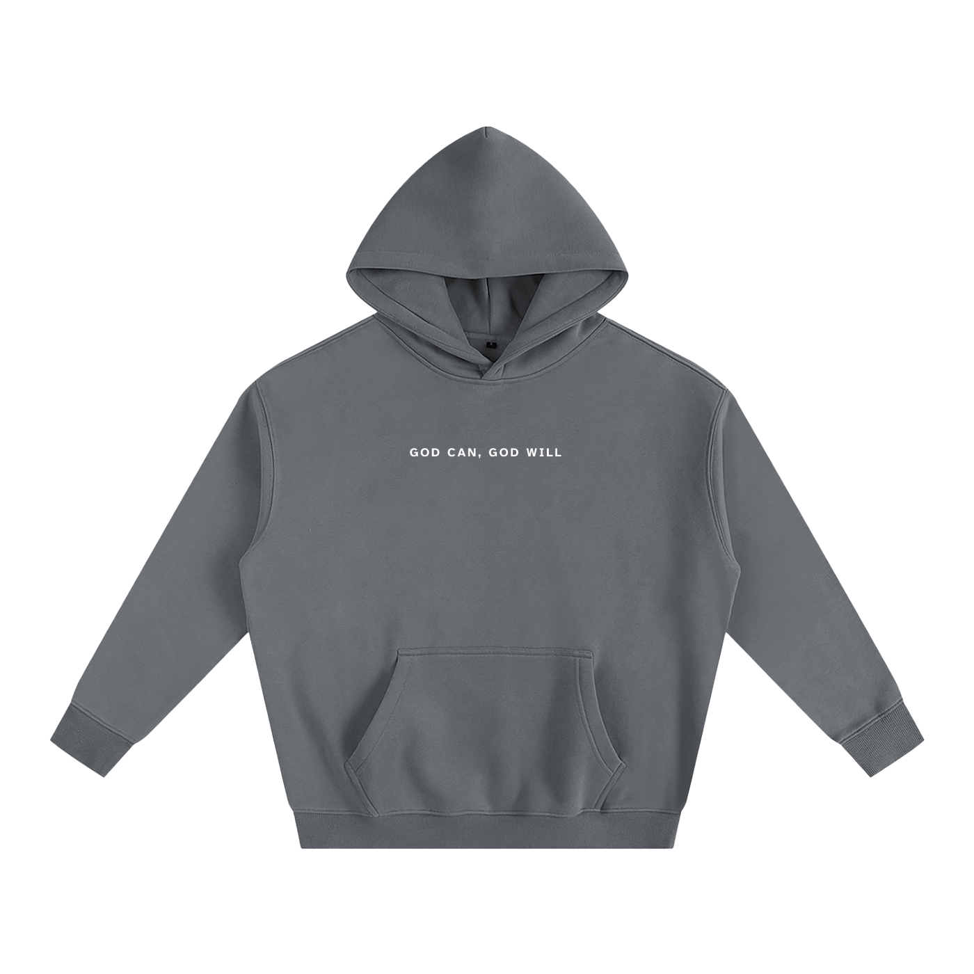God can, God will | Oversize Fleeced Hoodie