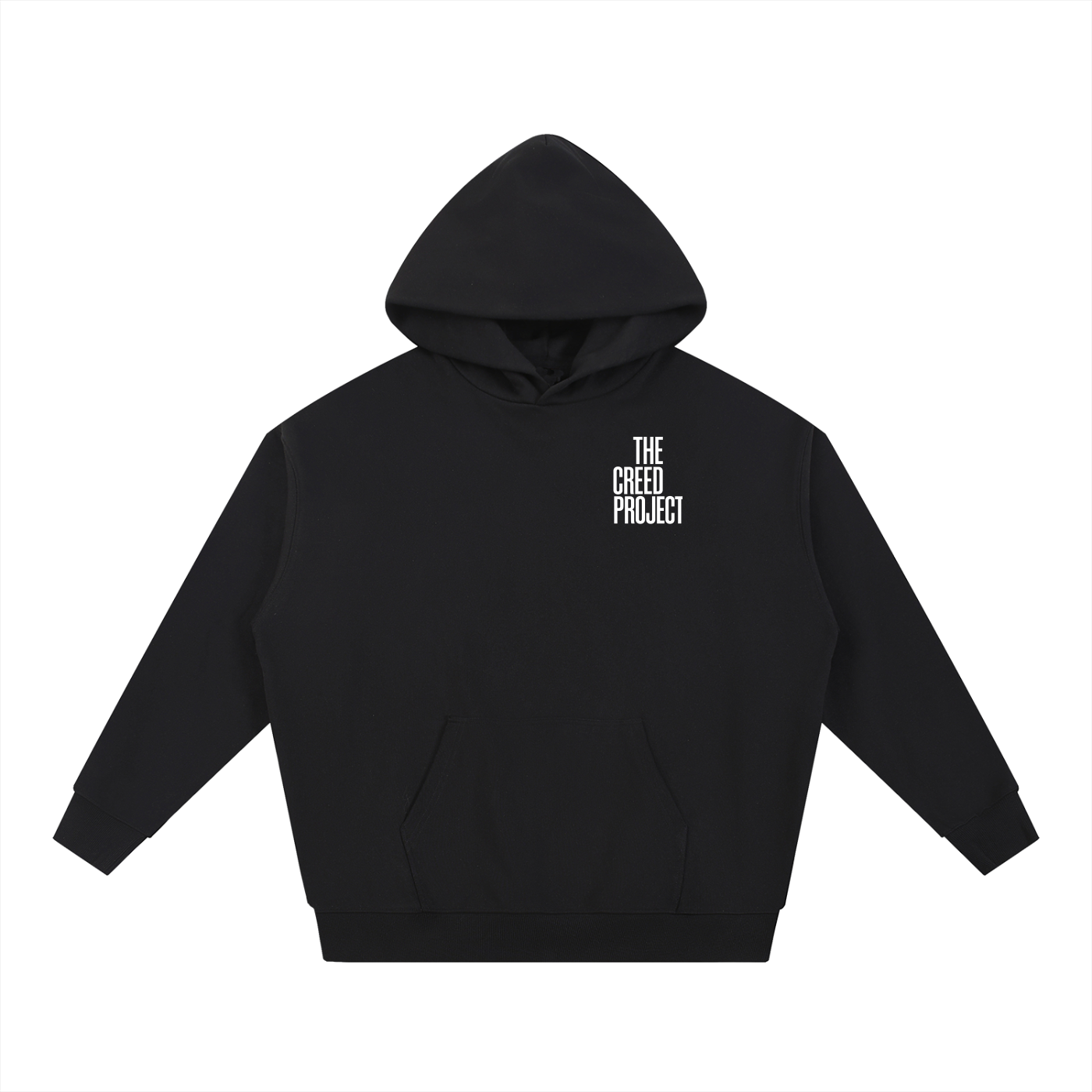 Partnered with Christ, Backed by God | Essential Heavyweight Hoodie