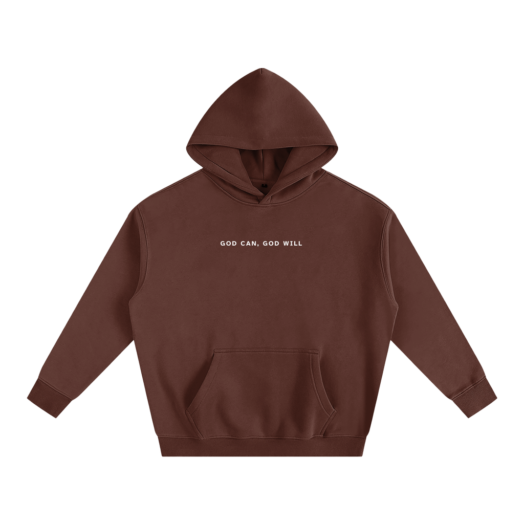 God can, God will | Oversize Fleeced Hoodie