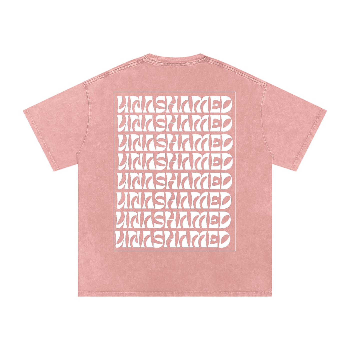 Unashamed | Snow Washed Oversized Cotton T-Shirt