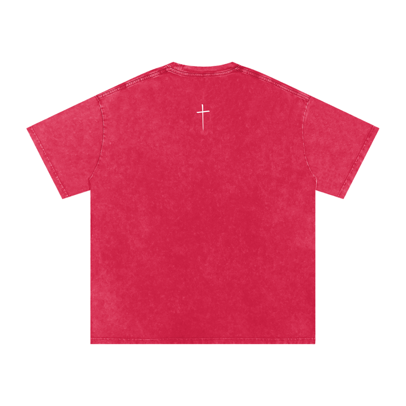 The Cross changed everything | Snow Washed Oversized Cotton T-Shirt