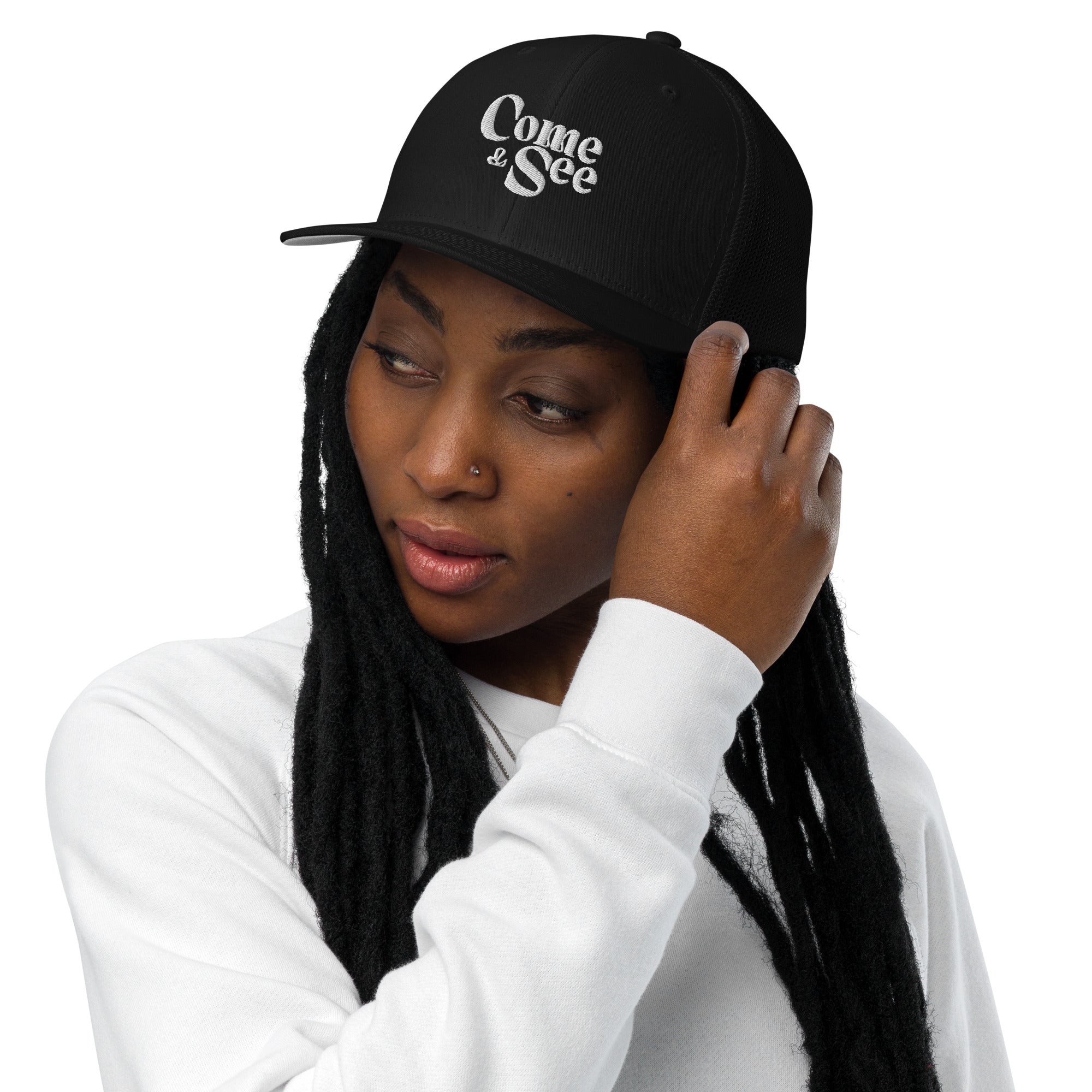 Come and See | Closed-back trucker cap