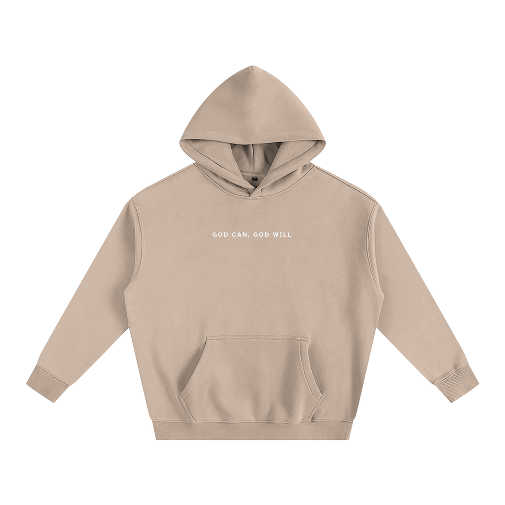 God can, God will | Oversize Fleeced Hoodie