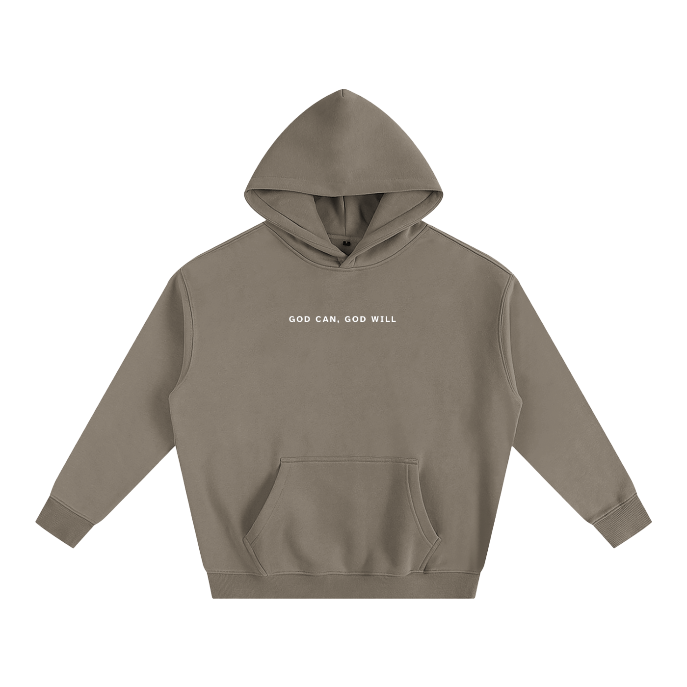 God can, God will | Oversize Fleeced Hoodie