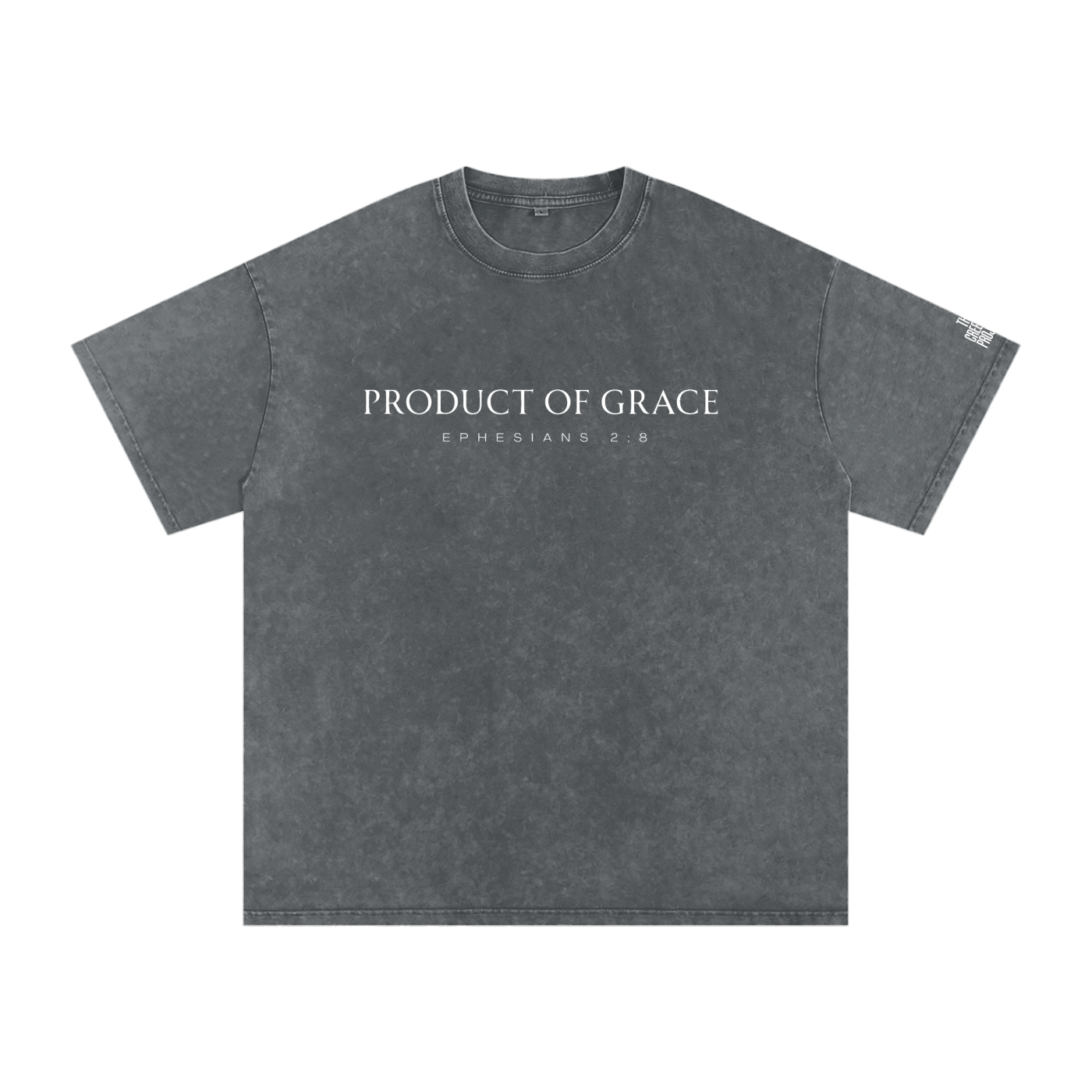 Product of Grace | Snow Washed Oversized Cotton T-Shirt